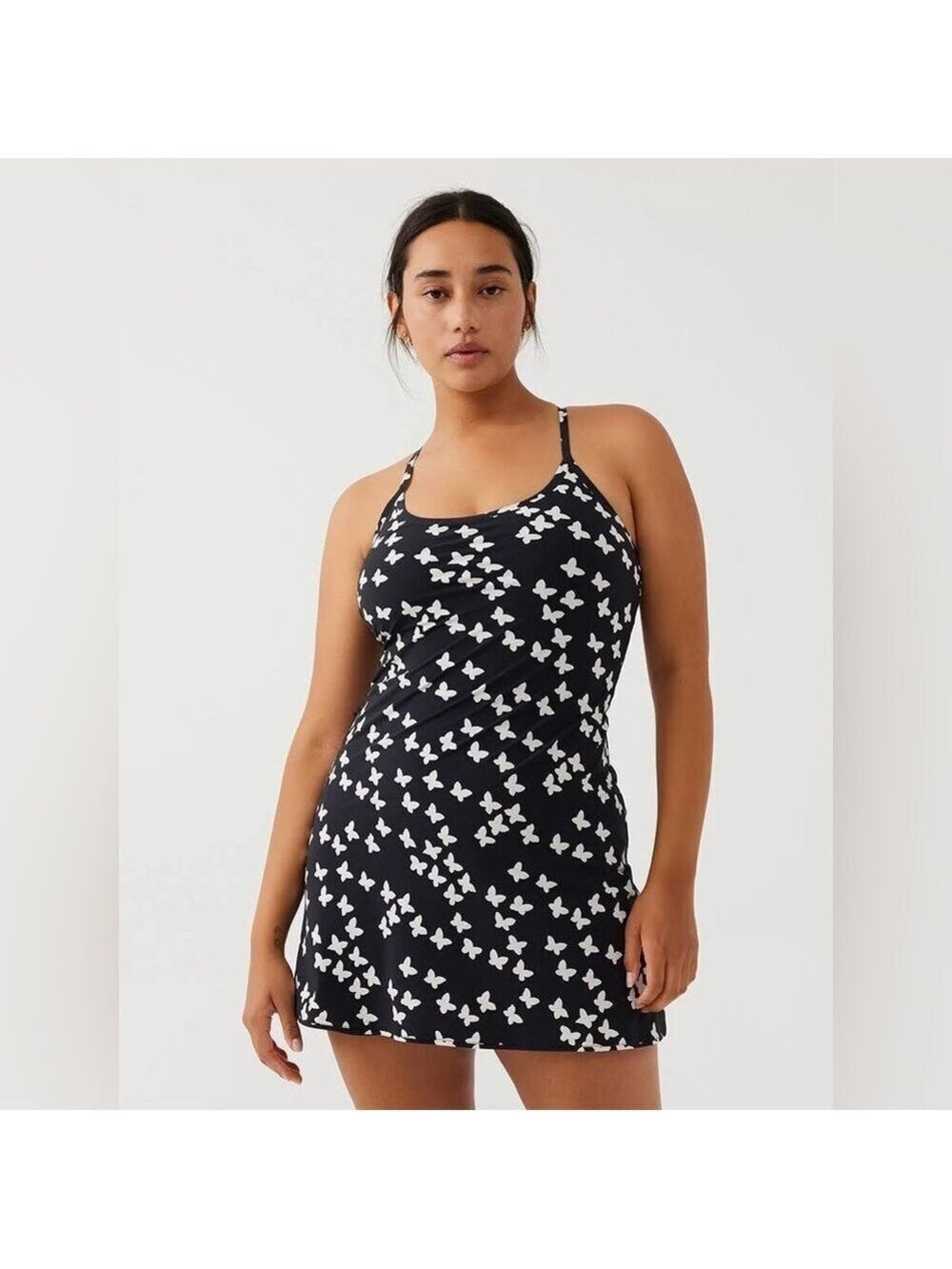 Outdoor Voices The Exercise Dress Ditzy Butterflies Medium